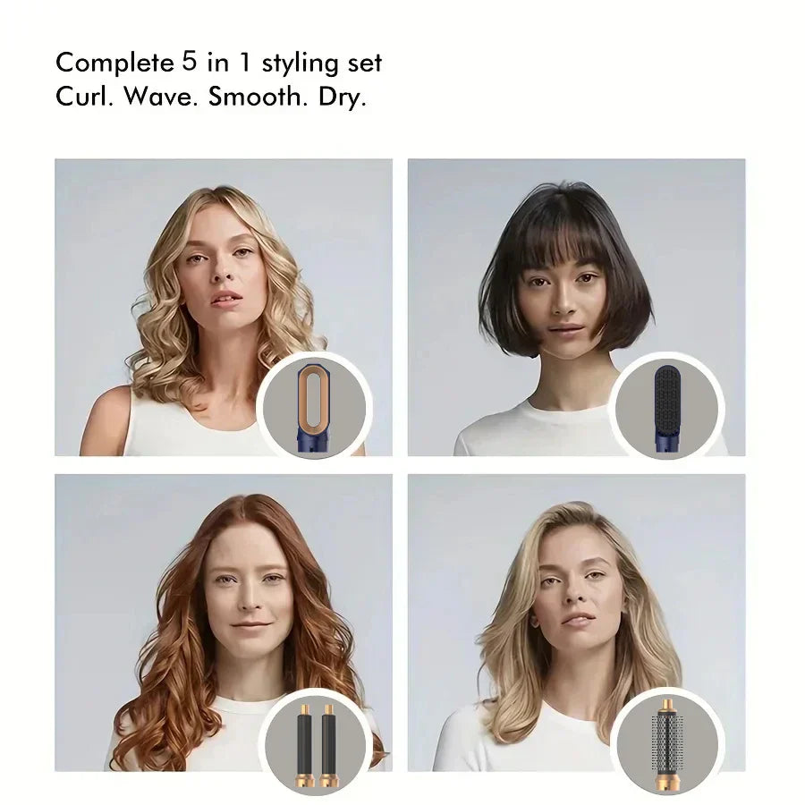 5-in-1 Hair Dryer Hot Air Comb