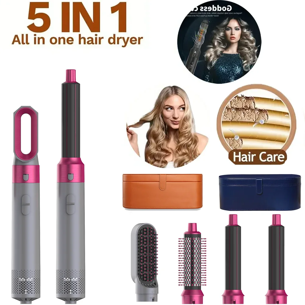 5-in-1 Hair Dryer Hot Air Comb