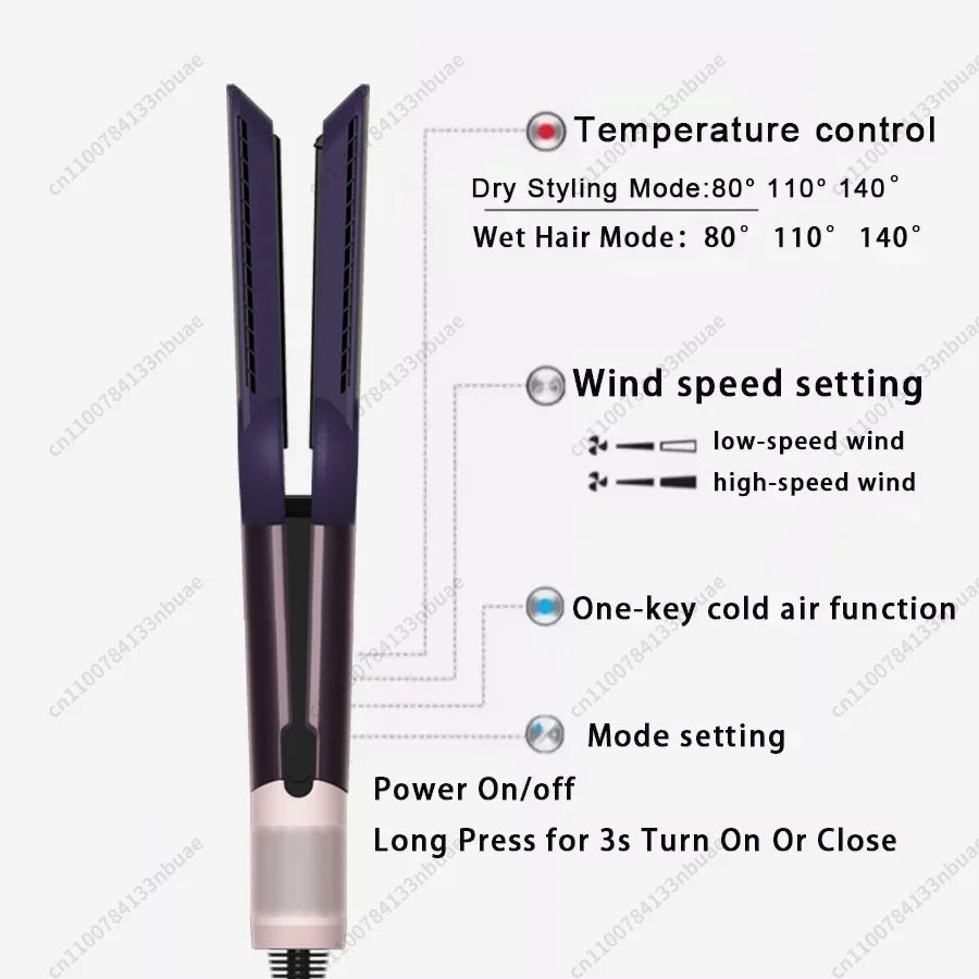 2 IN 1 Hair Straightener & Hair Dryer