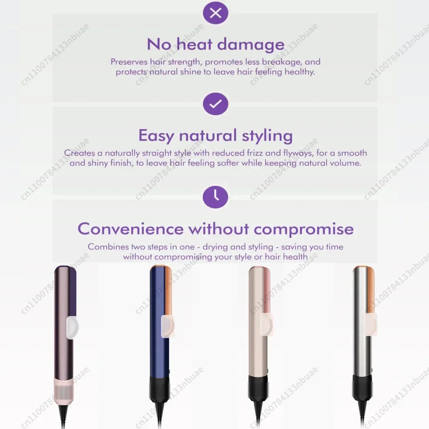 2 IN 1 Hair Straightener & Hair Dryer
